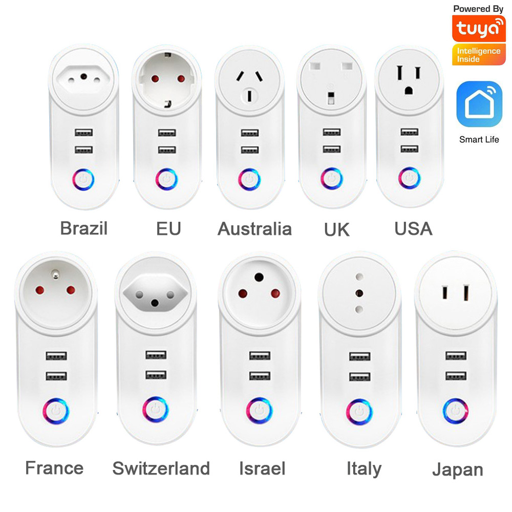 Outdoor Power Outlet Wifi - Tuya ذكي واي فاي قابس الطاقة