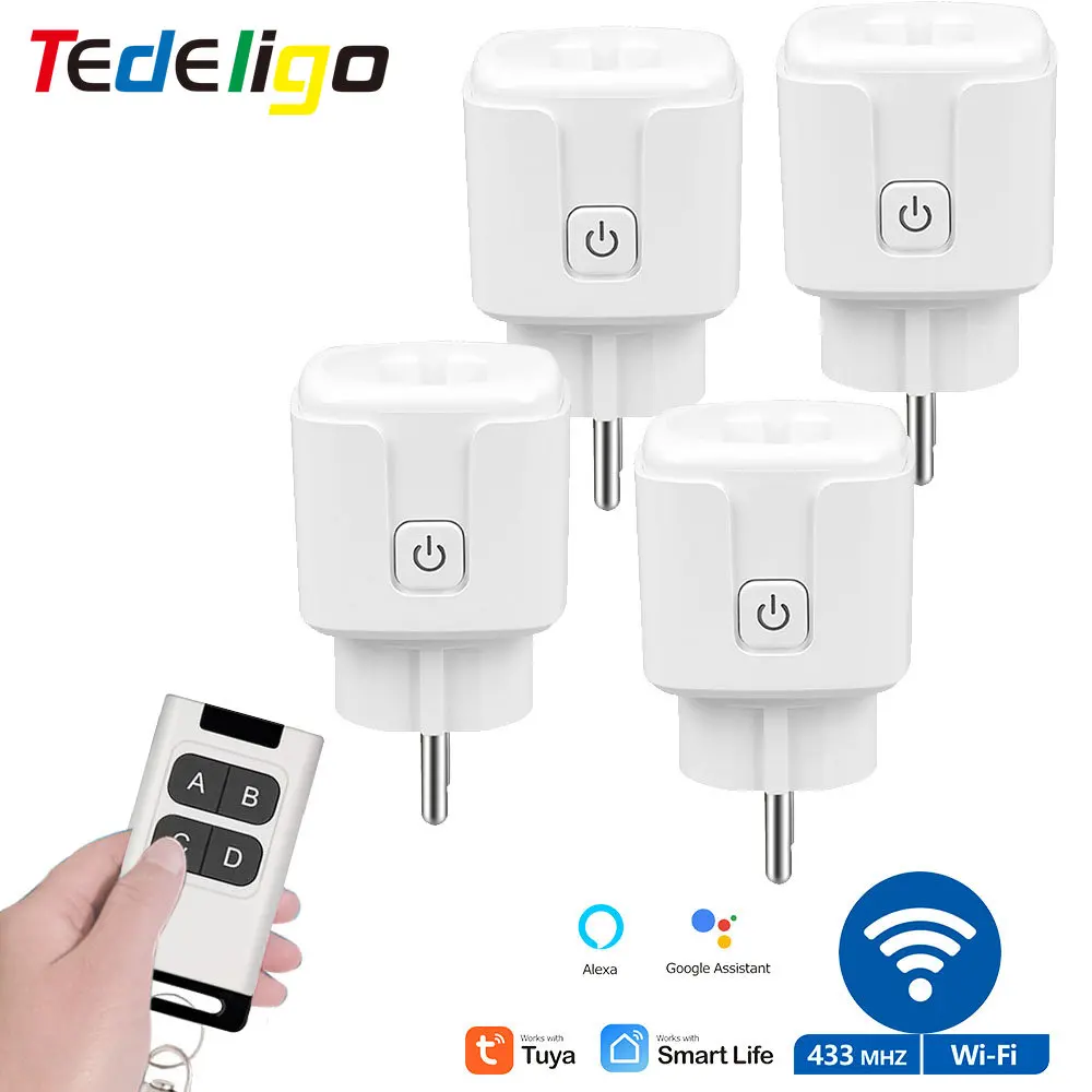 Outdoor Power Outlet Wifi - مقبس ذكي واي فاي وتردد راديوي