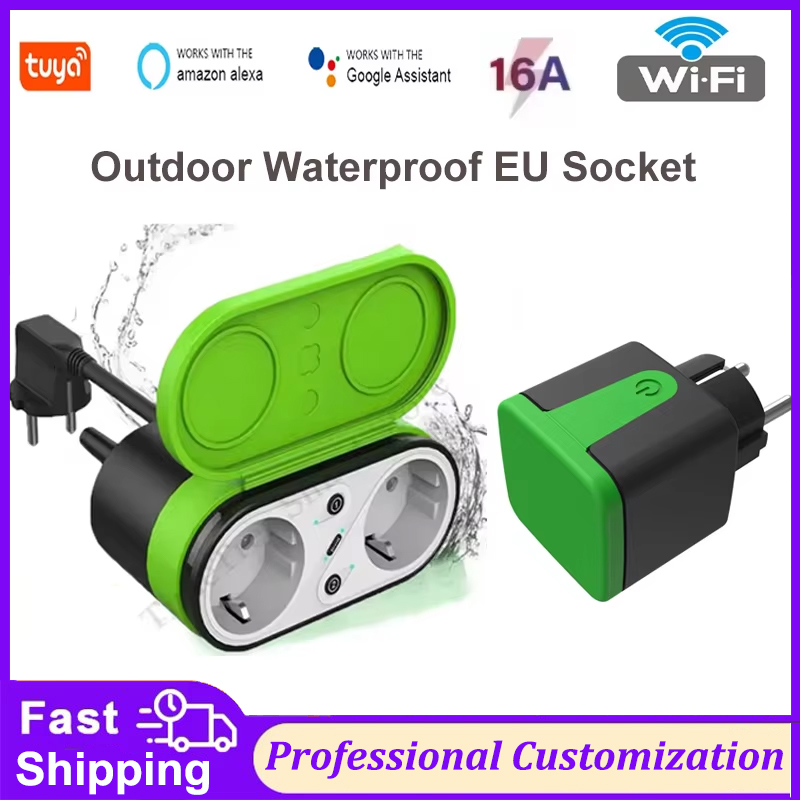Outdoor Power Outlet Wifi - مقبس ذكي خارجي واي فاي من