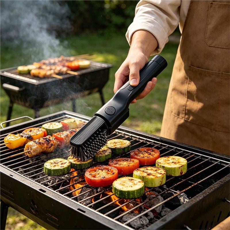 Outdoor Power Brush - فرشاة شواء كهربائية قوية برأس من