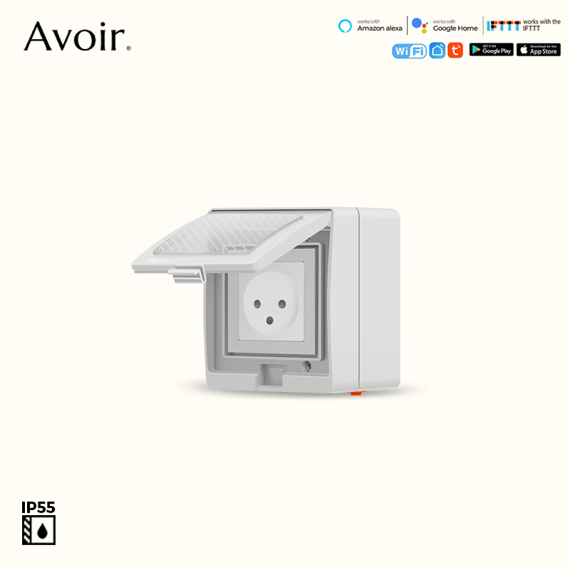 Outdoor Power Outlet Wifi - Avoir إسرائيل تويا الذكية المقبس واي