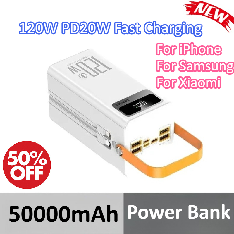 Xiaomi Outdoor Power Supply - 50000 مللي أمبير 120 واط PD20W