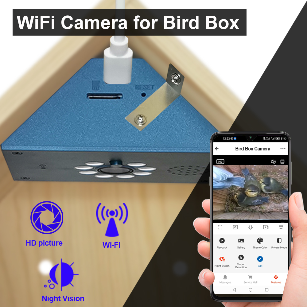 Outdoor Power Outlet Wifi - كاميرا واي فاي ذكية عالية الدقة