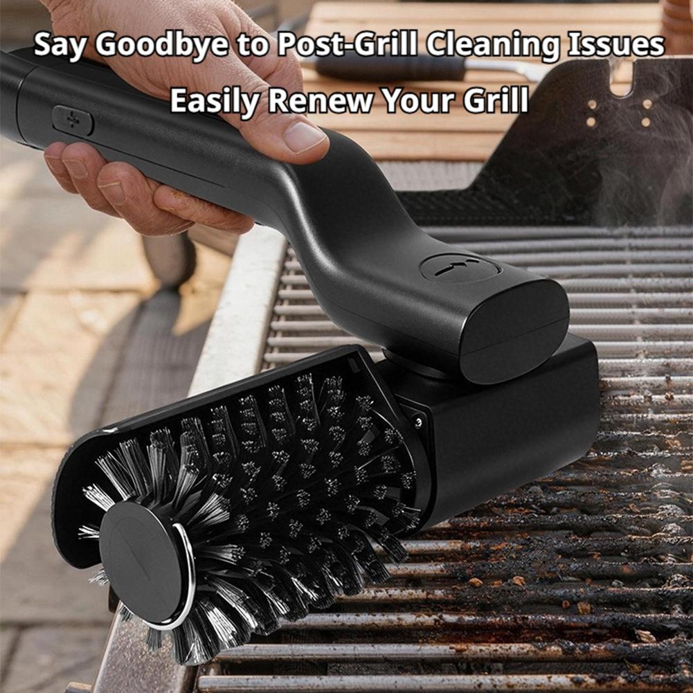 فرشاة تنظيف شواية كهربائية لاس - مراجعة Outdoor Power Brush وسعره