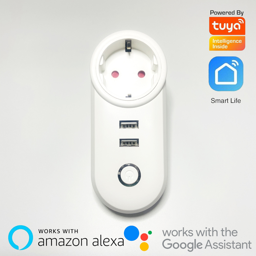 Tuya ذكي واي فاي قابس الطاقة ، - مراجعة Outdoor Power Outlet Wifi وسعره