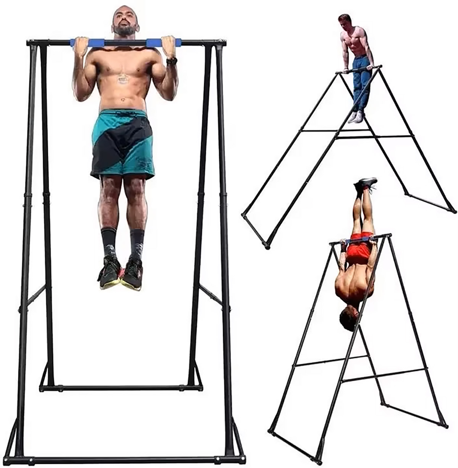 المنزل الصالة الرياضية سحب ما  - مراجعة Outdoor Power Tower Pull Up Bar وسعره