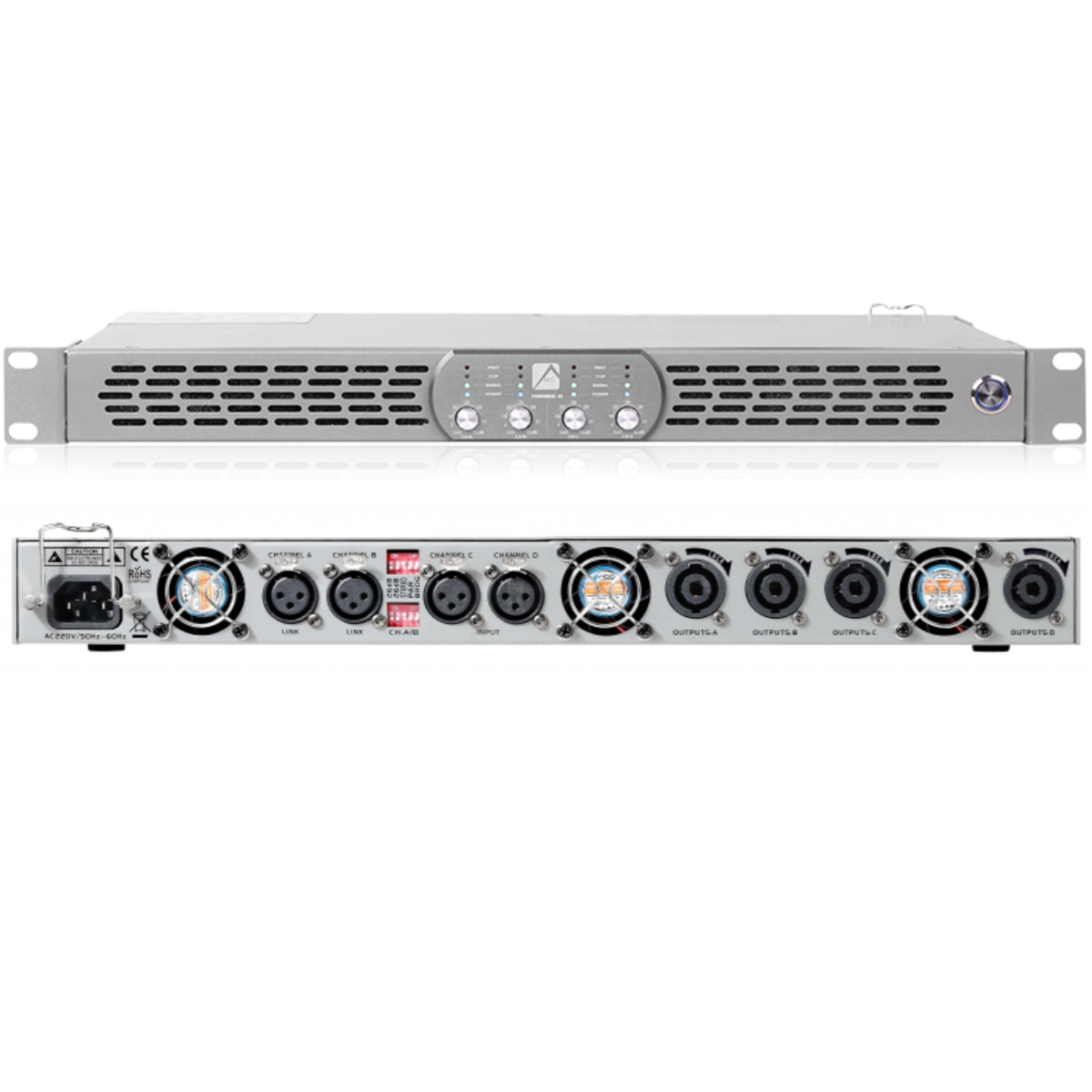 1U مضخم الطاقة الرقمي 4 قنوات  - مراجعة Outdoor Power Amplifier وسعره