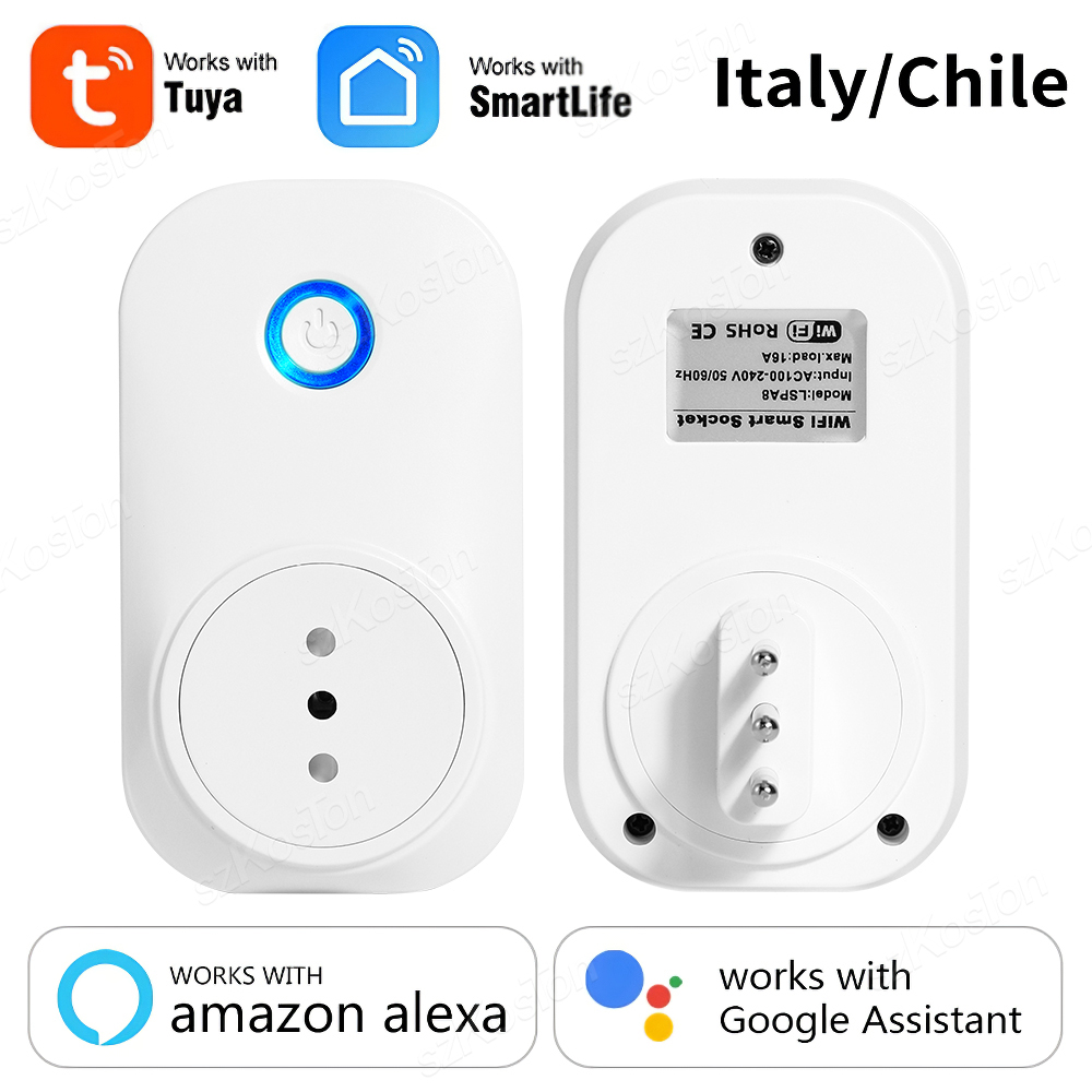 قابس ذكي Tuya WiFi مع شاشة طاق - مراجعة Outdoor Power Outlet Wifi وسعره