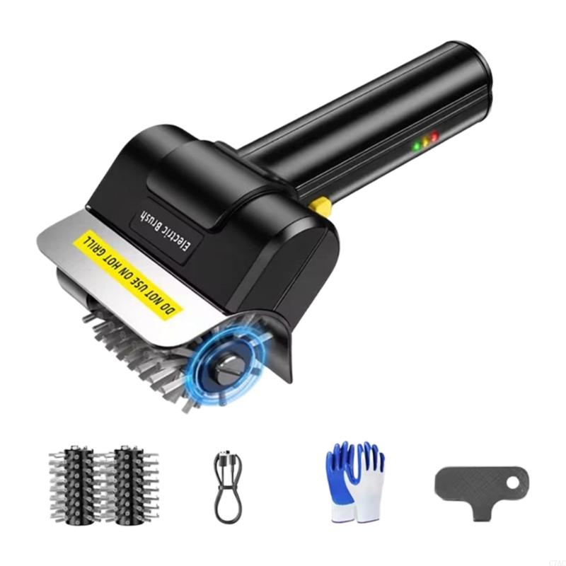 فرشاة شواء كهربائية تعمل ببطار - مراجعة Outdoor Power Brush وسعره