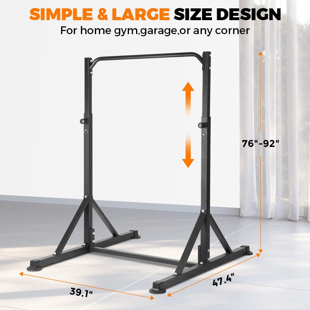 برج تمارين قوة قابل للتعديل وم - مراجعة Outdoor Power Tower Pull Up Bar وسعره