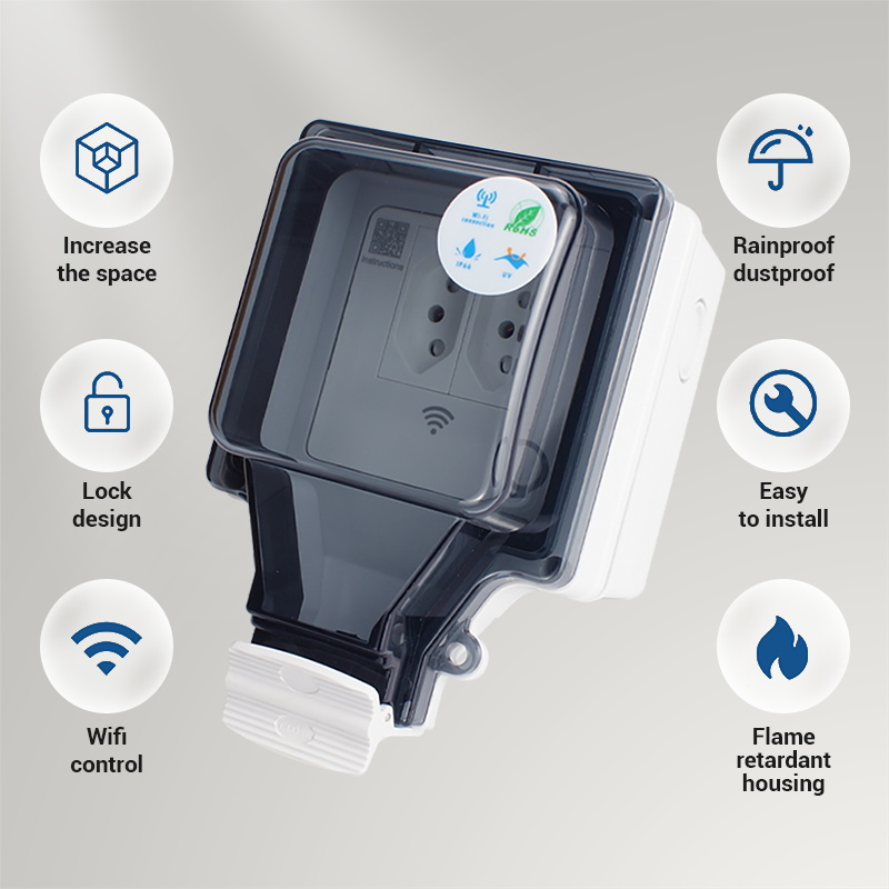 Avoir Tuya Wifi الذكية المقبس  - مراجعة Outdoor Power Outlet Wifi وسعره