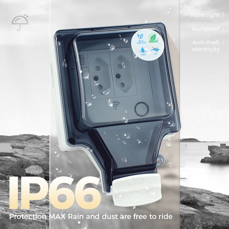 Avoir Tuya Wifi الذكية المقبس  - مراجعة Outdoor Power Outlet Wifi وسعره