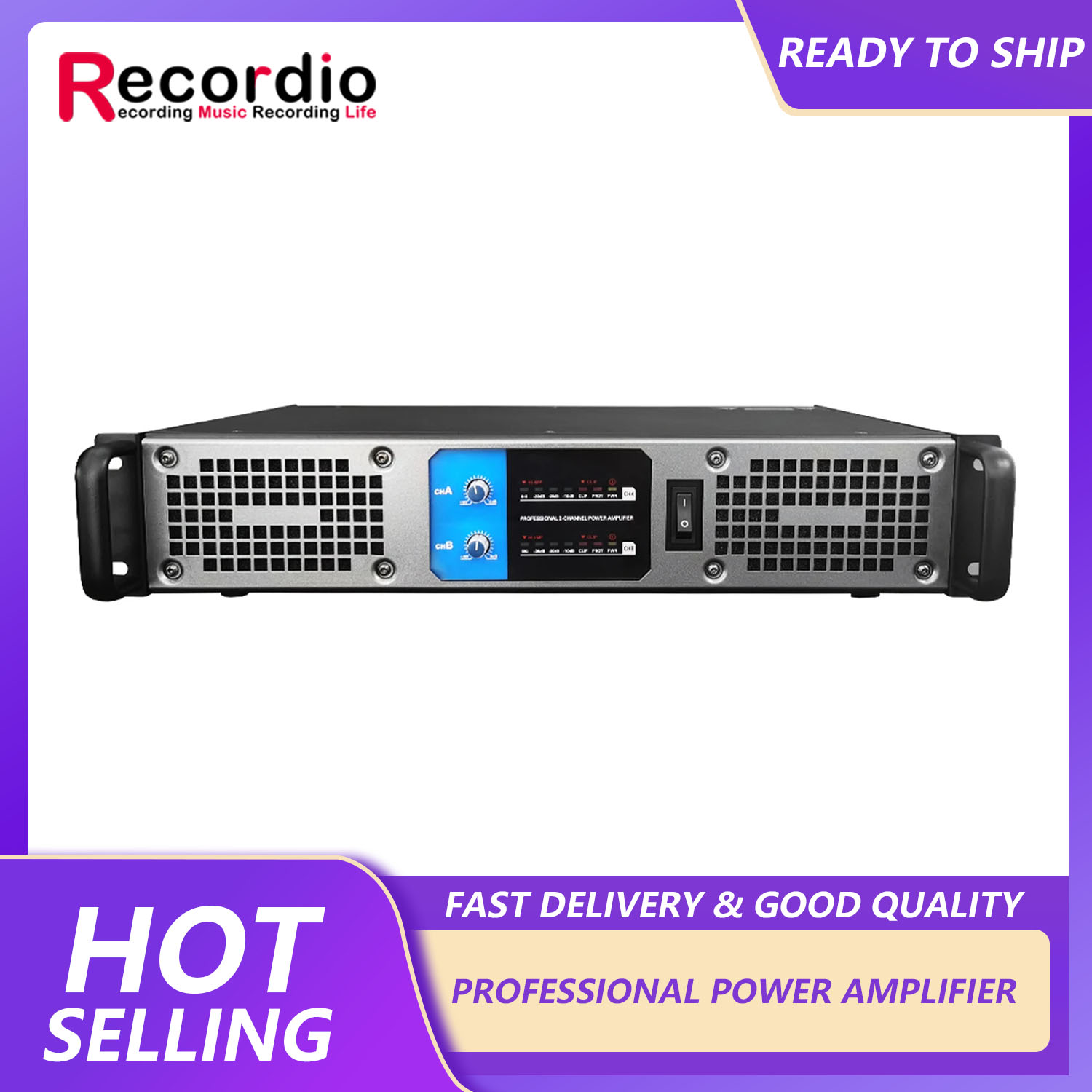 GAP-602 مضخم صوت احترافي بقنات - مراجعة Outdoor Power Amplifier وسعره