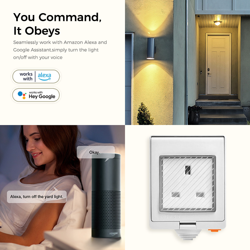 Avoir IP55 Tuya Wifi مقبس طاقة - مراجعة Outdoor Power Outlet Wifi وسعره