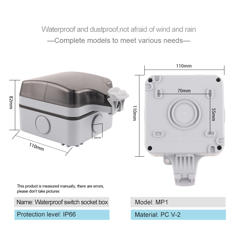 IP66 في الهواء الطلق مانعة لتس - مراجعة Outdoor Power Outlet Wifi وسعره