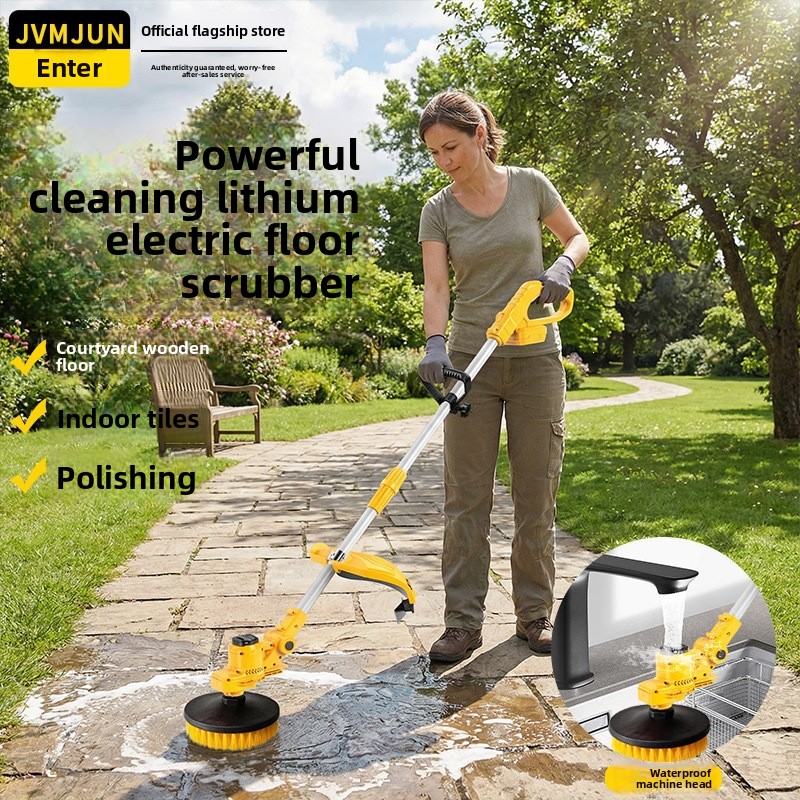 فرشاة تنظيف كهربائية محمولة من - مراجعة Outdoor Power Brush وسعره