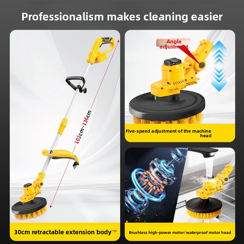 فرشاة تنظيف كهربائية محمولة من - مراجعة Outdoor Power Brush وسعره