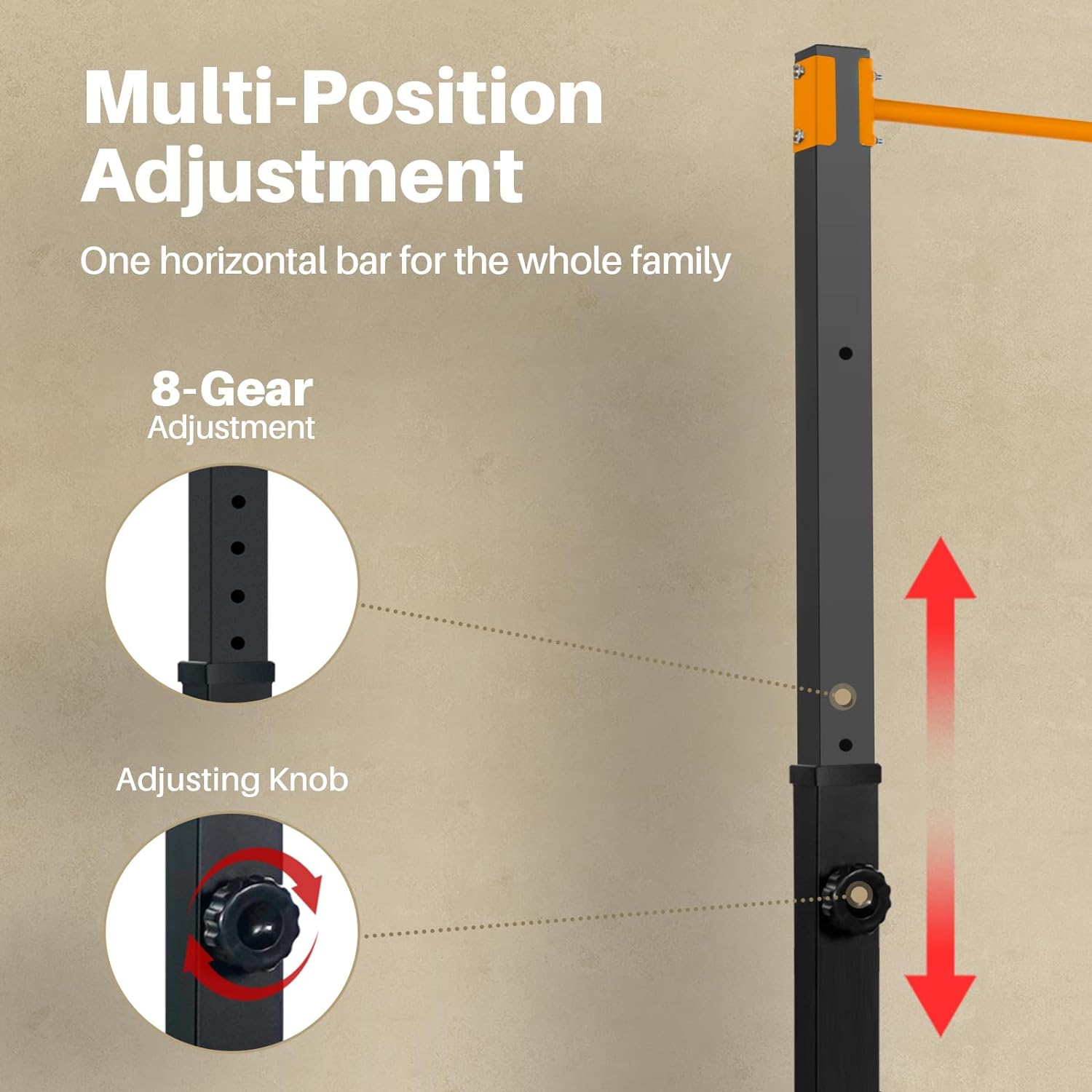 برج تمارين قوة فولاذي قائم بذا - مراجعة Outdoor Power Tower Pull Up Bar وسعره