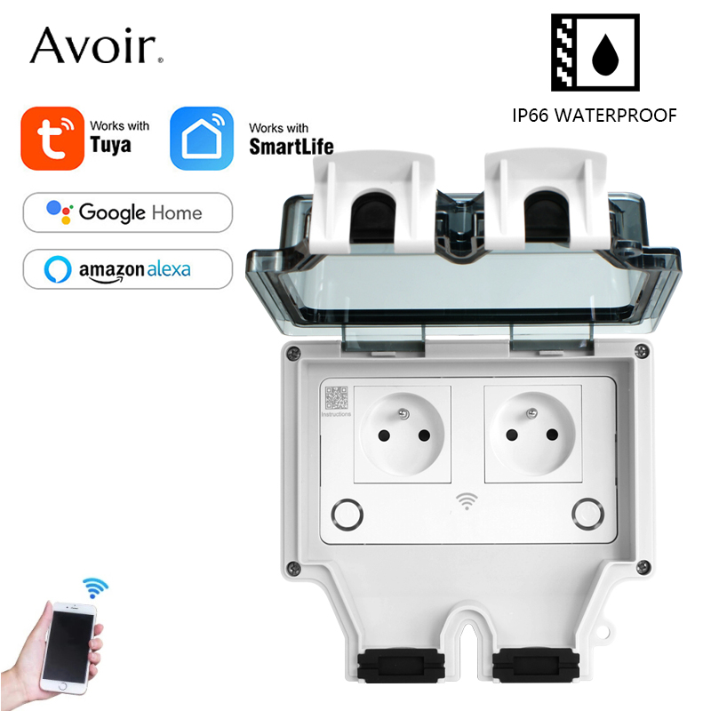 Avoir Tuya مقبس الطاقة IP66 في - مراجعة Outdoor Power Outlet Wifi وسعره